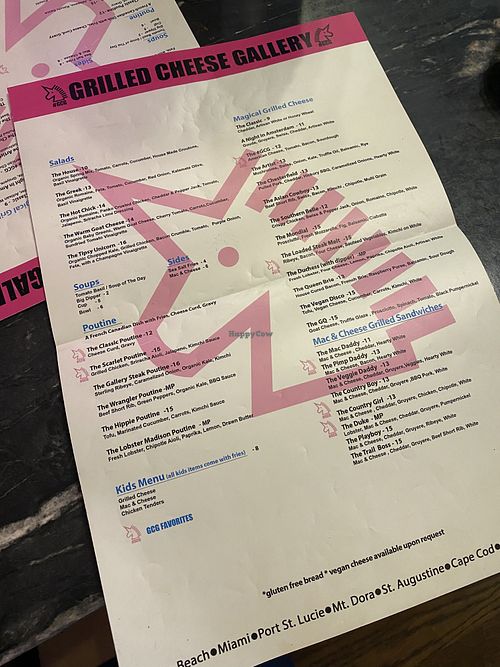   at The Grilled Cheese Gallery in St Augustine