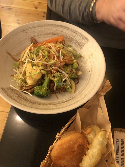 Chow mien  at Vegan World Peace by Loving Hut in Reykjavik