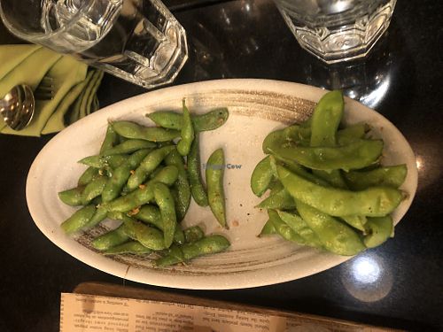 Edemame  at Vegan World Peace by Loving Hut in Reykjavik