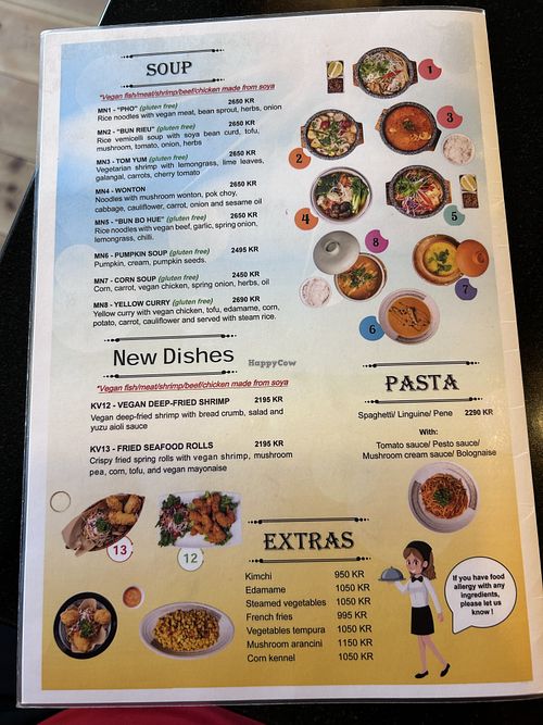 Extras  at Vegan World Peace by Loving Hut in Reykjavik