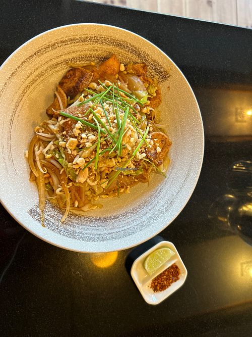 Pad Thai  at Vegan World Peace by Loving Hut in Reykjavik