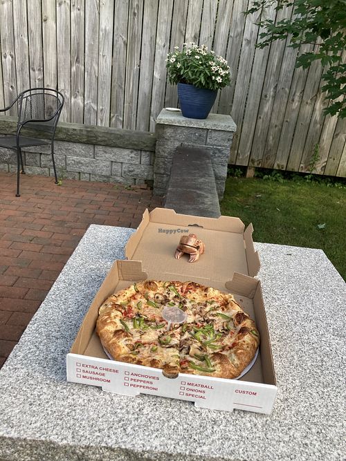 Small vegan pie   at Constantly Pizza in Concord