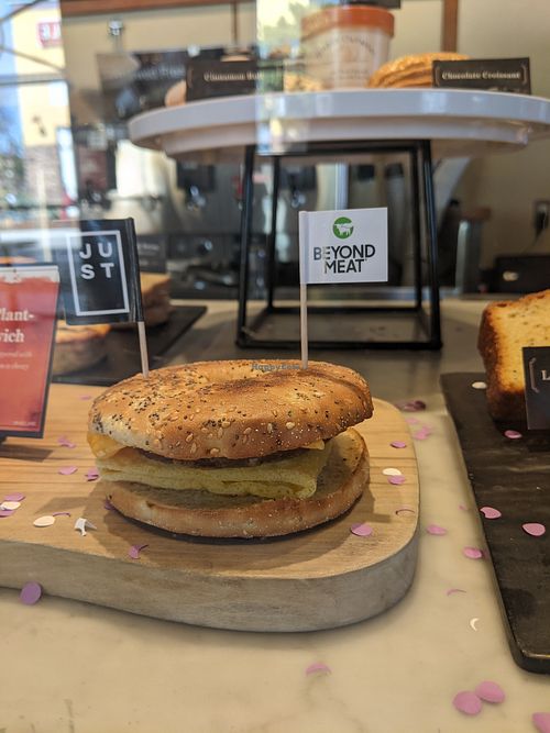 Plantbased breakfast sandwich. 100% vegan. at Peet's Coffee in Ventura