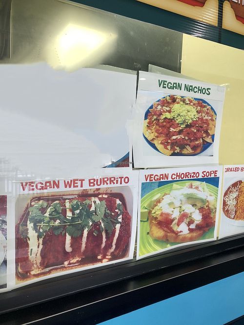 Vegan Menu Items at Mamicon's Vegan Mexican Restaurant in Northridge