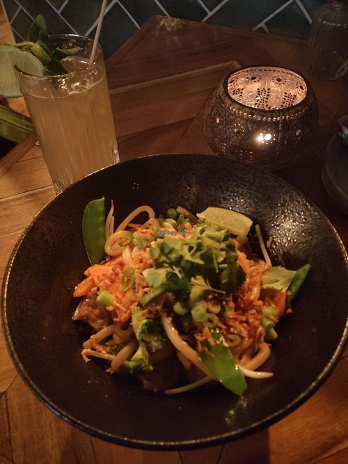 Udon with tofu at Ahimsa in Munich