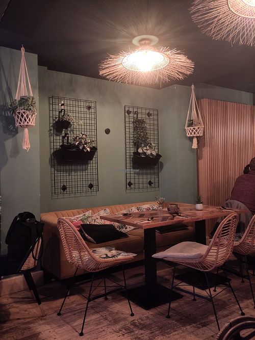 Couch seating at Ahimsa in Munich