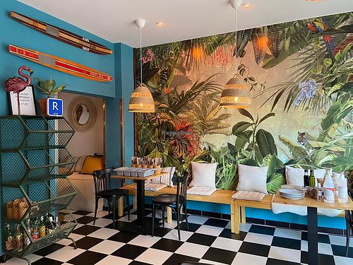 Very stylish at Café Boho  in Mallorca