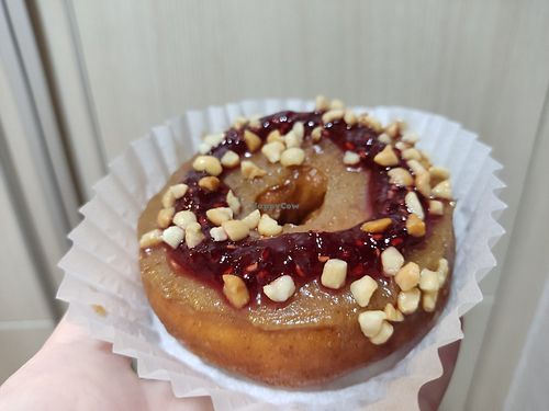 Peanut butter and jelly at O.verte Donuts 오베흐트 도넛 in Seoul
