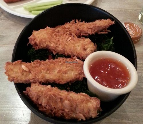 chick'n salad at Red Bamboo in New York City