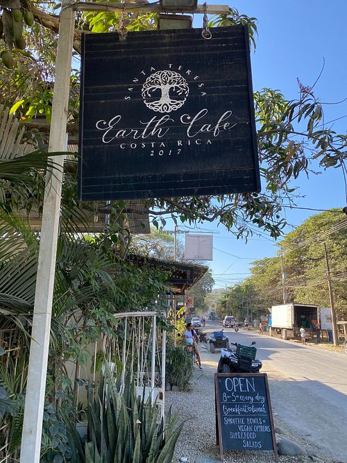 From the road.  at Earth Cafe in Santa Teresa
