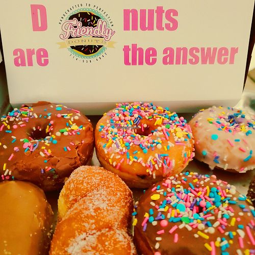  at Friendly Doughnuts in Orange