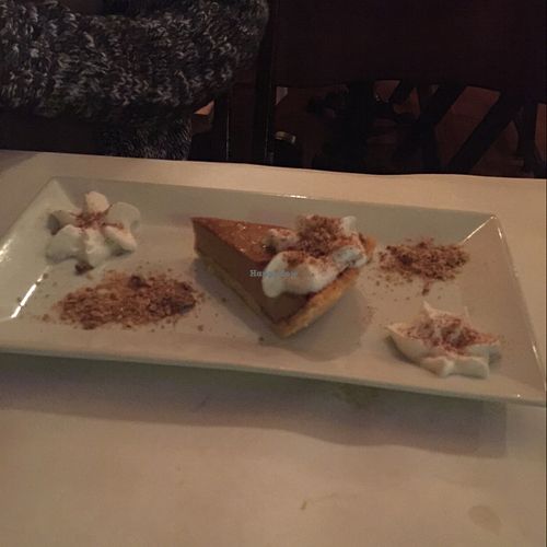 pumpkin pie!!! at Sacred Chow in New York City