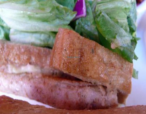 grilled western tofu hero at Sacred Chow in New York City