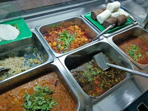 Buffet spread at Samara Vegetarian Cuisine in West Singapore