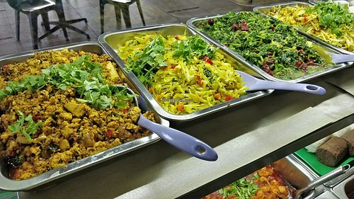 Buffet spread at Samara Vegetarian Cuisine in West Singapore