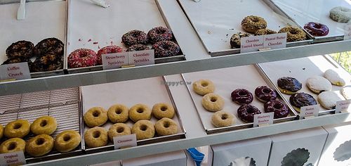 Great selection at The Donut Cafe in Bangkok