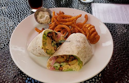 Portobello wrap at Otherlands Beer in Bellingham
