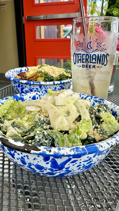 Side of Caesar salad  at Otherlands Beer in Bellingham