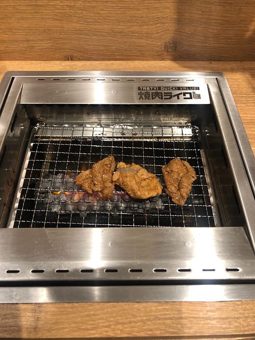 Grill yourself and it’s fun !! at Yakinuku Like - Abenobashi in Osaka