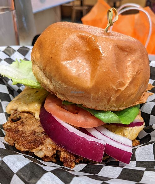 Soul mate burger at Burger Fiancé in Montreal