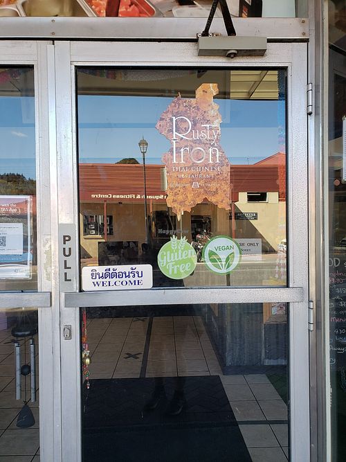 Clearly have vegan options at Rusty Iron in Queenstown