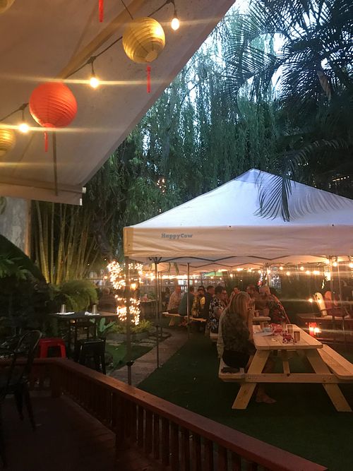 Courtyard  at Olay's Thai Lao Cuisine in Honolulu