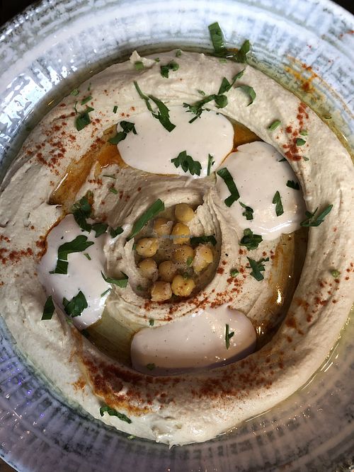 Hummus  at Hummus and Company in Barcelona