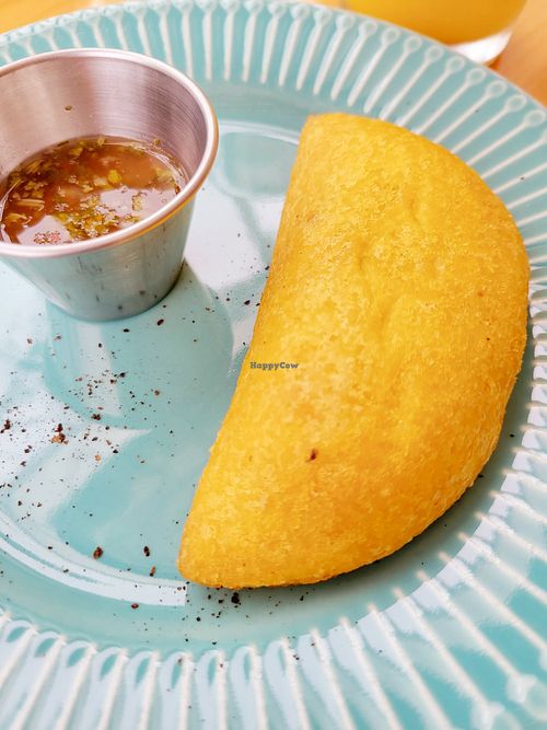 Empanada at Bosque Urbano in San Jose