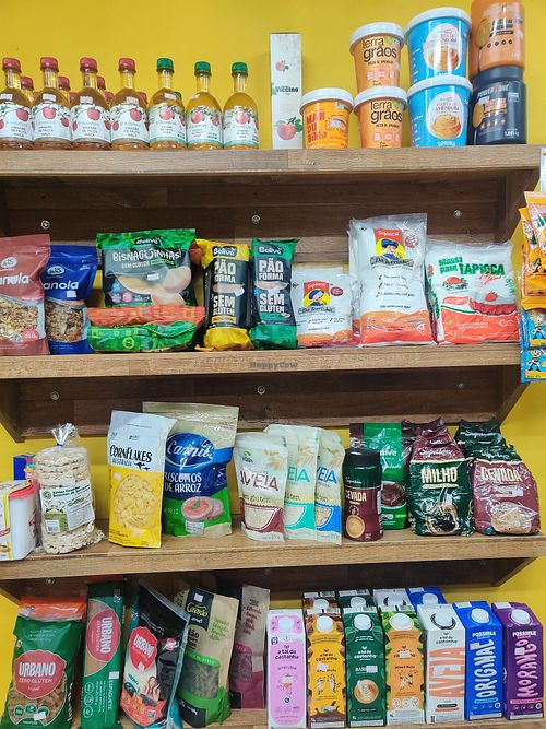 Vegan products at Emporio Via Natural in Paraty