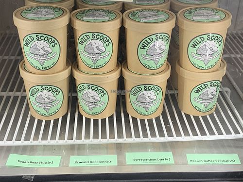 Vegan takeaway at Wild Scoops - Benson Blvd in Anchorage