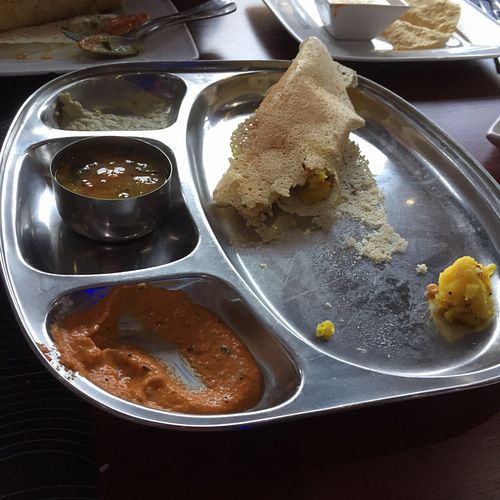 Rava masala dosa at Sri Ganesh in Eindhoven
