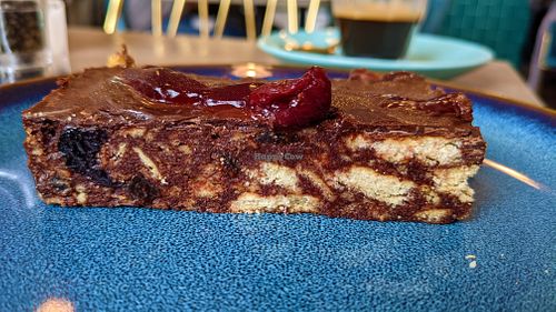 Black forest tiffin at Holy Cannoli in Blackburn