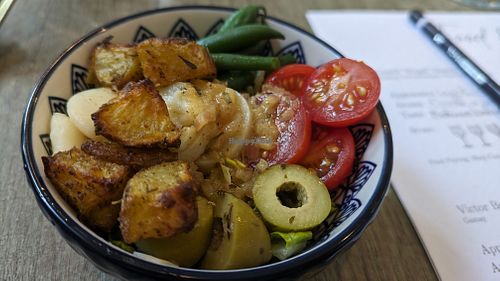 Salad nicoise at Holy Cannoli in Blackburn