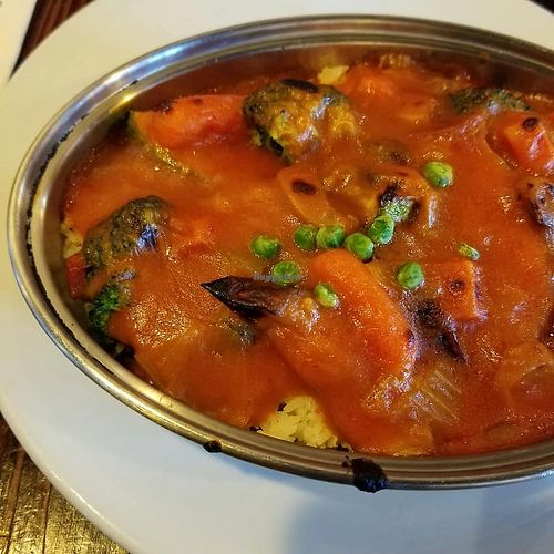 Queen's Style Baked Vegetables and Rice with Tomato Sauce 皇后鮮茄焗雜菜飯 at Queen's Cafe in Kowloon