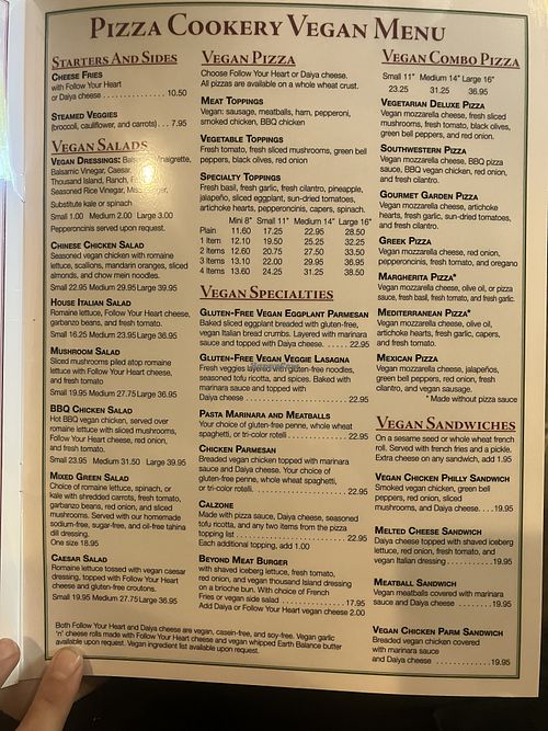   at The Original Pizza Cookery in Thousand Oaks