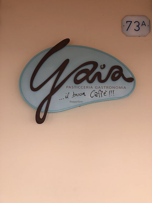 Outside  at Gaia Pasticceria in Udine