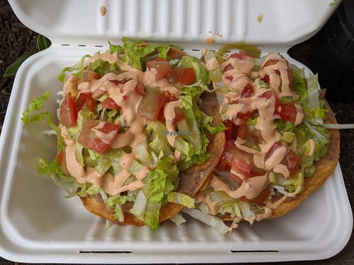 Tostadas at The Munch Room in Courtenay