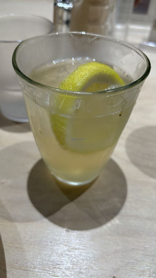 Shrub lemon lime. Refreshing  at Vegan Bistro Jangara in Tokyo