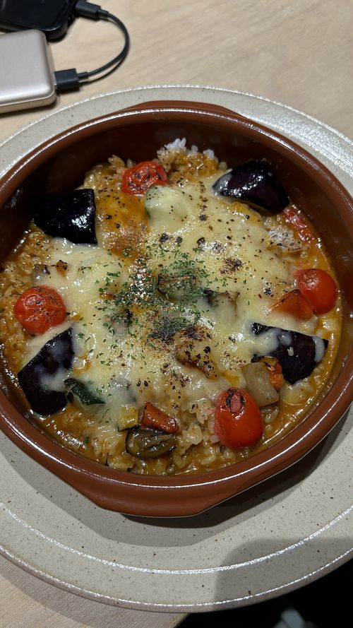 Grilled cheese curry   at Vegan Bistro Jangara in Tokyo