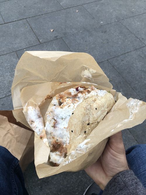 Seitan kebab 🥙   at Good Shit, Vegan Kebabs in Barcelona