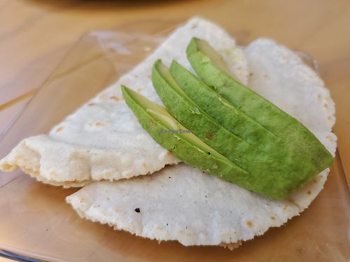 Starter of two tacos at Santa Sal in Sayulita