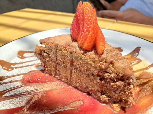 Raw vegan tiramiso at Santa Sal in Sayulita