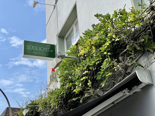 outside at Südlicht Cafe in Cologne