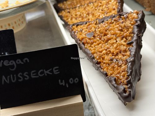 vegan nut wedges  at Südlicht Cafe in Cologne