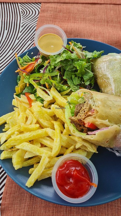 Garvey Wrap & Fries at Soul Veg(etária)  in Nairobi