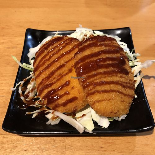 Potato croquettes  at Zabon Ramen in Torrance