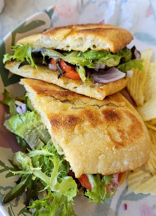Vegan Panini at Coffee Break Enjoy in Bay Harbor Islands