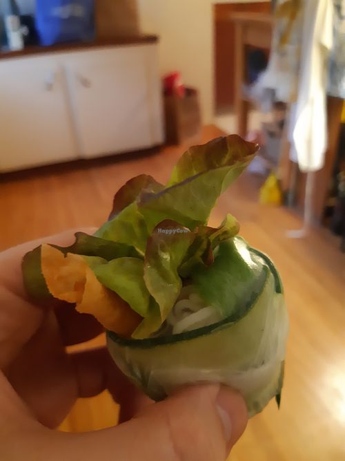 Fresh roll (1/2) at Cham Cham in Vancouver