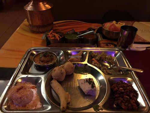 appetizer thali at Vatan in New York City