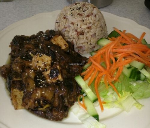 Eggplant and tofu. Absolutely delicious. at Loving Hut - Fredenborgsveien in Oslo